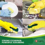 ORIGHTY Heavy Duty Cellulose Scrub Sponges Kitchen, Powerful Scrubbing & Cleaning, Suitable for Washing Dishes and Kitchen Cleaning, Absorbent & Rich Foam, 24 Count