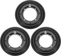 uxcell 3Pcs 5.5 Inch Rotating Bearing Plate, Swivel Plate Stand Lazy Susan Hardware Round Turntable Base Tray for Table Serving Tray Revolving Shelve, Black