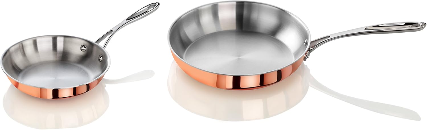Artaste Rain Copper Clad Cookware (2-Piece Fry Pan Set)