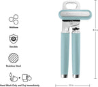 KitchenAid Classic Multifunction Can Opener and Bottle Opener Easy to Use, Razor Sharp Stainless Steel Cutting Wheel, Soft Ergonomic Handles, Mineral Water
