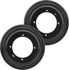 2Pack 5.5" Lazy Susan Hardware 5/16" Thick Round Rotating Bearing Plate, Black Swivel Plate Base 300lbs Capacity Lazy Susan Turntable Bearing Base for Rotating Table, Serving Tray, Kitchen