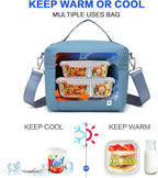 NOL Natural Organic Lifestyle Insulated Lunch Bags for Women Cooler Bag Lightweight Nylon Waterproof Lunch Box For Work