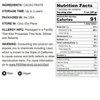 Food to Live Cacao Paste Wafers, 1 Pound - Premium Raw Cacao Liquor, Pure, Unsweetened, Vegan, Bulk. Rich in Antioxidants, Essential Minerals. Perfect for Homemade Desserts, Chocolate Bars
