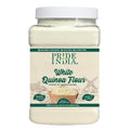 Pride of India- White Bolivian Quinoa Flour 1 lbs (454 gm) Nutty Earthy Taste Freshly Milled in Small Batches | Used for Baking Pizza Crust Thickening Agent Coating | Vegan, Gluten-Free