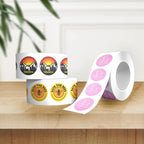 Custom Stickers Label Rolls, Build Your Own Stickers/Labels Any Design Premium Gloss BOPP Custom Sticker, Personalized Stickers for Business Logo, Custom Printed Sticker Labels 50+ (2 Inch Square)