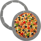 Adjustable Pie Crust Shields Baking Protectors, Silicone Cover Ring Fits 8-11.4 Inch Pies, Baking Pie Pizza Crust Shield Protector Cover for Edges (Grey-2pcs)