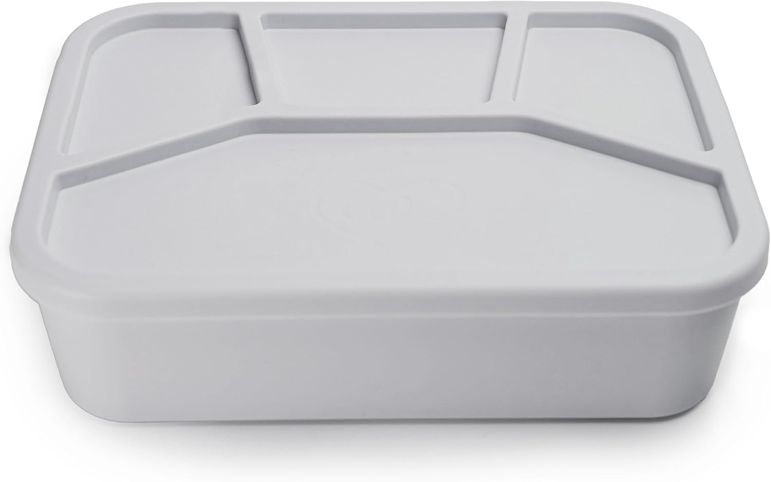 Ullabelle Leak Proof Bento Box Food-Grade Silicone Bento, BPA, Phthalate, Lead, & PVC Free - Bento Lunch Box for Daycare, Kids, & Adults - Leak Resistant Sets With Lids Snack Box Container (Grey 4)