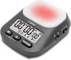 dretec pomodoro Timer, Productivity for Studying, Large Button, Interval,Darkgray
