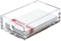 IEEK Acrylic Guest Towel Napkin Holder,Clear Bathroom Paper Hand Towels Storage Tray Modern Buffet Napkin Caddy,Fancy Flat Napkin Holders For Kitchen or Dining Room,9x5.5x2.5 Inch,Pack of 1