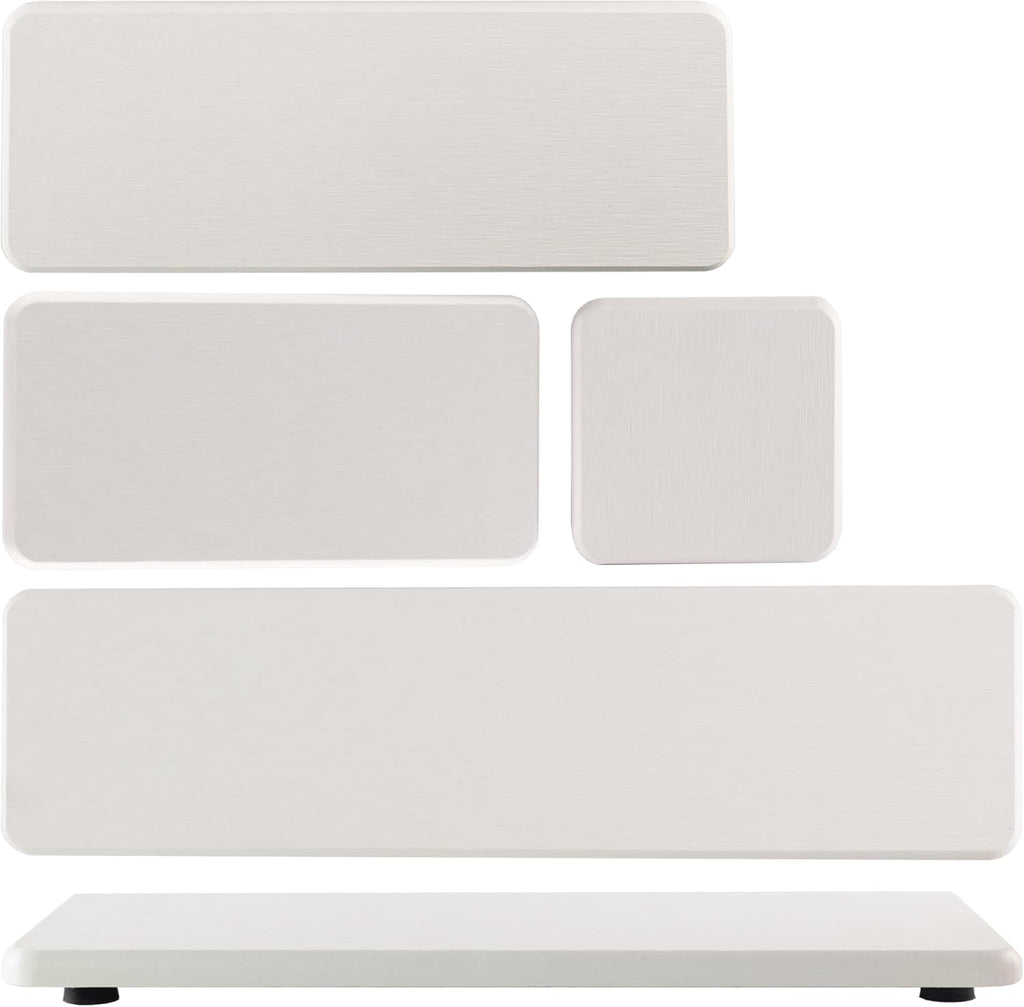 Set of 4 Water Absorbent Stone Trays, Kitchen/Bathroom Soap Dish, Instant Dry Sink Organizers Used for Hand Soap & Plants & Toiletries in The Modern Home