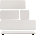 Set of 4 Water Absorbent Stone Trays, Kitchen/Bathroom Soap Dish, Instant Dry Sink Organizers Used for Hand Soap & Plants & Toiletries in The Modern Home