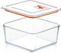 NUTRIUPS 1.1QT Square Glass Baking Dish with Lid, 6×6 inches Deep Small Baking Dish with Lid, Square Glass Baking Dishes for Oven