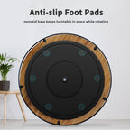 Lazy Susan Turntable Organizer for Cabinet Pantry Kitchen Countertop Refrigerator Cupboard, Pine Wood (Carbonized Black, 14“)