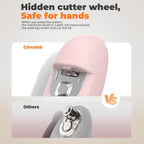 Ultrablde SE - USB Rechargeable Electric Can Opener for Kitchen for Seniors with Arthritis- Cordless Battery Powered Automatic, Side Cut, Smooth Edge, Handsfree, for Small or Large Cans, Pink