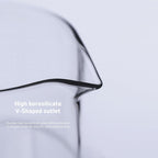 Nispira Cold Brew Drip Tower Iced Coffee Maker Glass Wooden Stand 25 Cups white