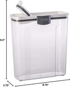 ProKeeper Cereal Storage Container, 3-Quart, Airtight Seal, Dishwasher Safe, BPA-Free Plastic