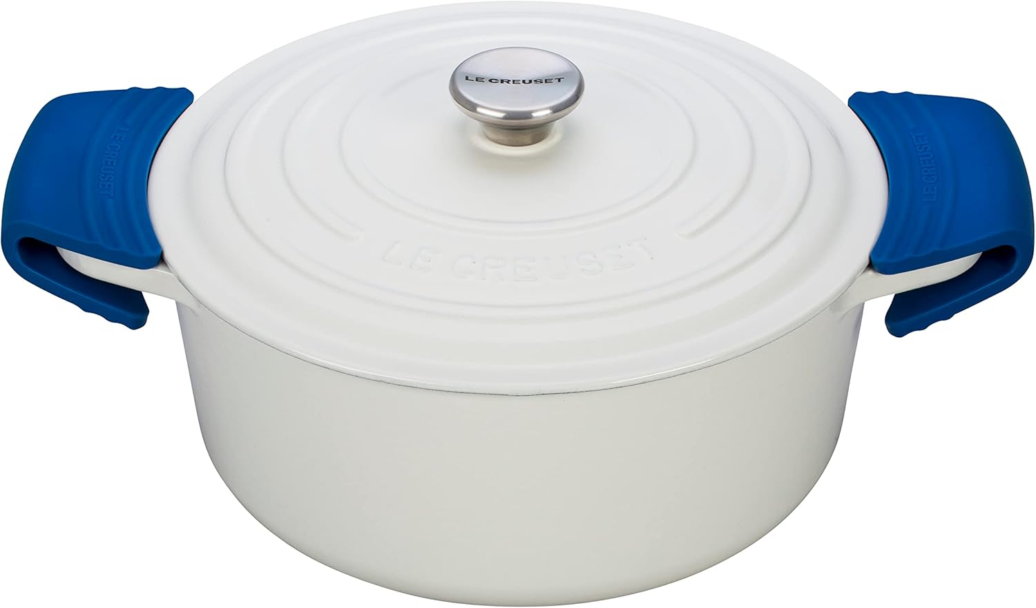 Le Creuset Silicone Set of 2 Handle Grips, 5" x 2 1/2" each, Marseille