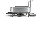 simplehuman Large Capacity Dish Drying Rack with Stainless Steel Frame, 360º Easy Drain Swivel Spout, Utensil & Wine Glass Holder, Anti-Residue Coating, Moisture Control Surface, Grey