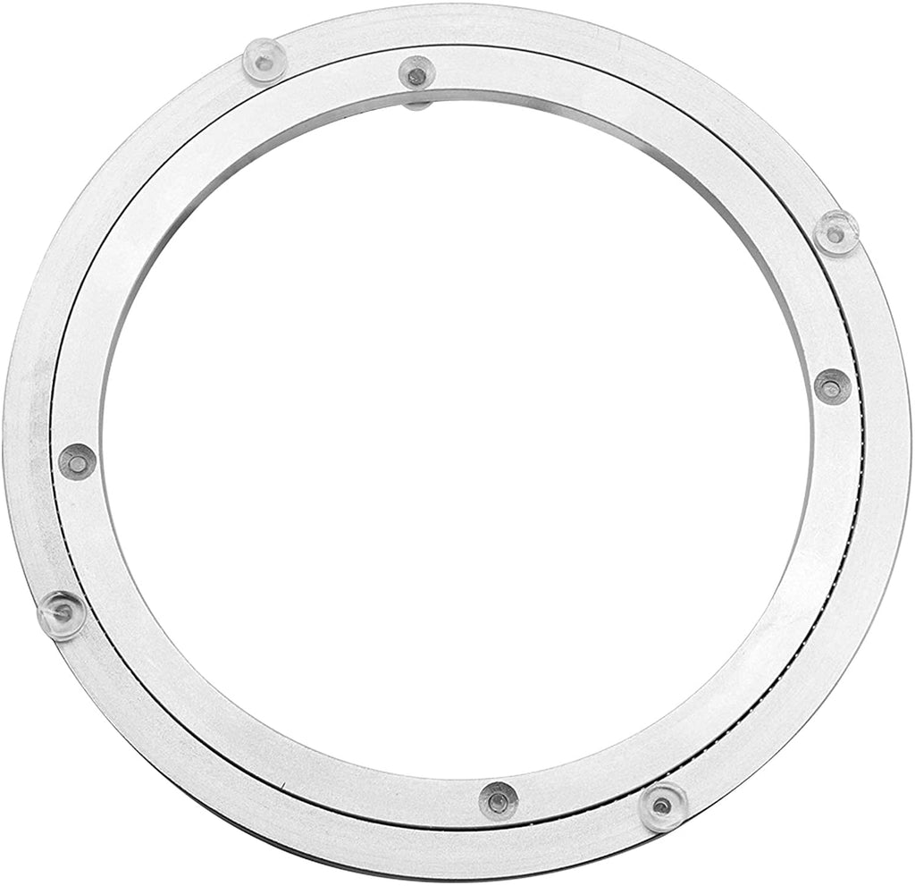 Aluminium Alloy Turntable Bearing, Heavy Duty Swivel Turntable Lazy Susan Rotating Bearing Turntable Round Dining Table Smooth Swivel Plate Hardware, 20"