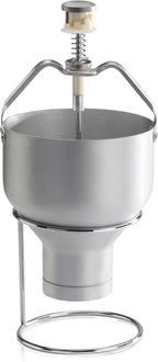 New Star Foodservice 37463 Commercial Grade Aluminum Pancake Dispenser with Stand, Silver