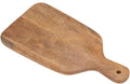 Wood Cutting Board 17x19 Handmade Serving & Chopping Board Paddle with Handle, Premium Home Decor Wooden Cutting Boards for Kitchen Display & Chopping, Light Wood