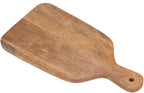 Wood Cutting Board 17x19 Handmade Serving & Chopping Board Paddle with Handle, Premium Home Decor Wooden Cutting Boards for Kitchen Display & Chopping, Light Wood