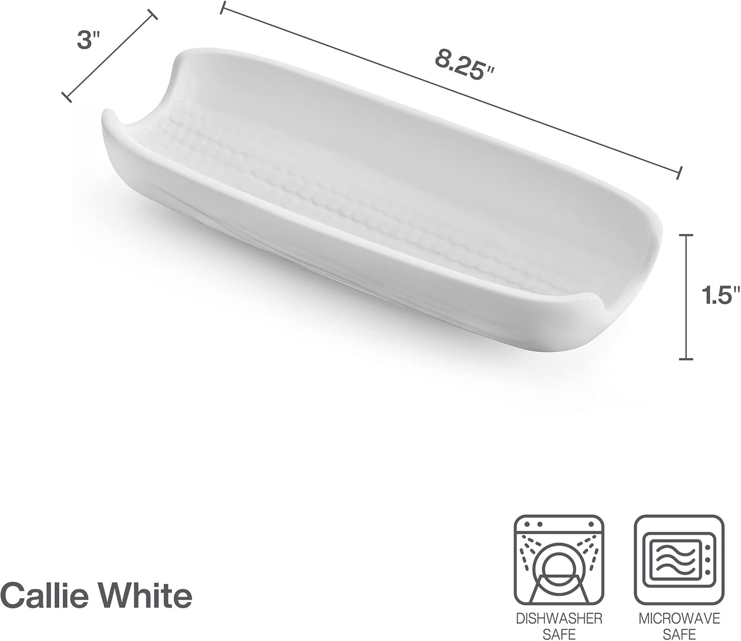 Pfaltzgraff Callie Stoneware Corn Dishes, Set Of 4, White