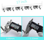 Broom Mop Holder Wall Mount Stainless Steel Tool Hanger Storage Organizer for Home, Kitchen, Garage, Garden, Laundry Room, Bathroom Organization and Storage(4 Racks 5 Hooks)