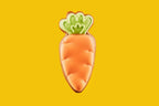 Carrot Cookie Cutter, Premium Food-Grade Stainless Steel, Dishwasher Safe