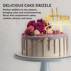 Cappuccino-Flavored Cake Drizzle by Chefmaster, Edible Cake Drip Frosting for Decorating, Drip for Cakes, Cupcakes, Cookies, Donuts, 6.6 lbs