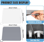 Yinkin 6 Pcs Drain Covers to Keep Bugs Out Silicone Shower Floor Tub Stoppers Bathtub Drain Stoppers Sewer Anti-Odor Mats Deodorizing Plugs for Bathroom(7.87 x 7.87 Inch,Square,Grey and White)