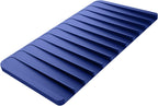 Kraus Self-Draining Silicone Dish Drying Mat or Trivet for Kitchen Counter in Dark Blue, KDM-10DB