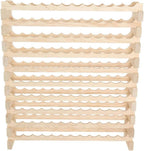 120 Bottle Wine Rack Dark Stain