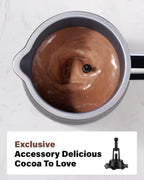 4-in-1 Electric Milk Frother and Steamer, Milk Steamer with Auto Temperature Control, Warm & Cold Foam Maker, Fast Frother for Coffee, Latte, Hot Chocolate, Cappuccino, Macchiato, Black