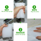 52 Pack Melamine Sponge Thick Melamine Foam in Bulk 2X Thicken Multi-Functional Sponge Eraser for Kitchen Bathroom Sink Tile Office 3.94x 2.76x 1.18in