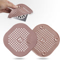 Drain Cover Hair Catcher Drain Plug Hair Stopper Drain Protector for Shower Bathroom Accessories Bathtub Lotus Pink 2 Pack