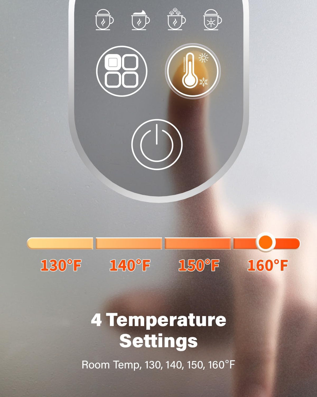 4-in-1 Electric Milk Frother and Steamer, Milk Steamer with Auto Temperature Control, Warm & Cold Foam Maker, Fast Frother for Coffee, Latte, Hot Chocolate, Cappuccino, Macchiato, Black