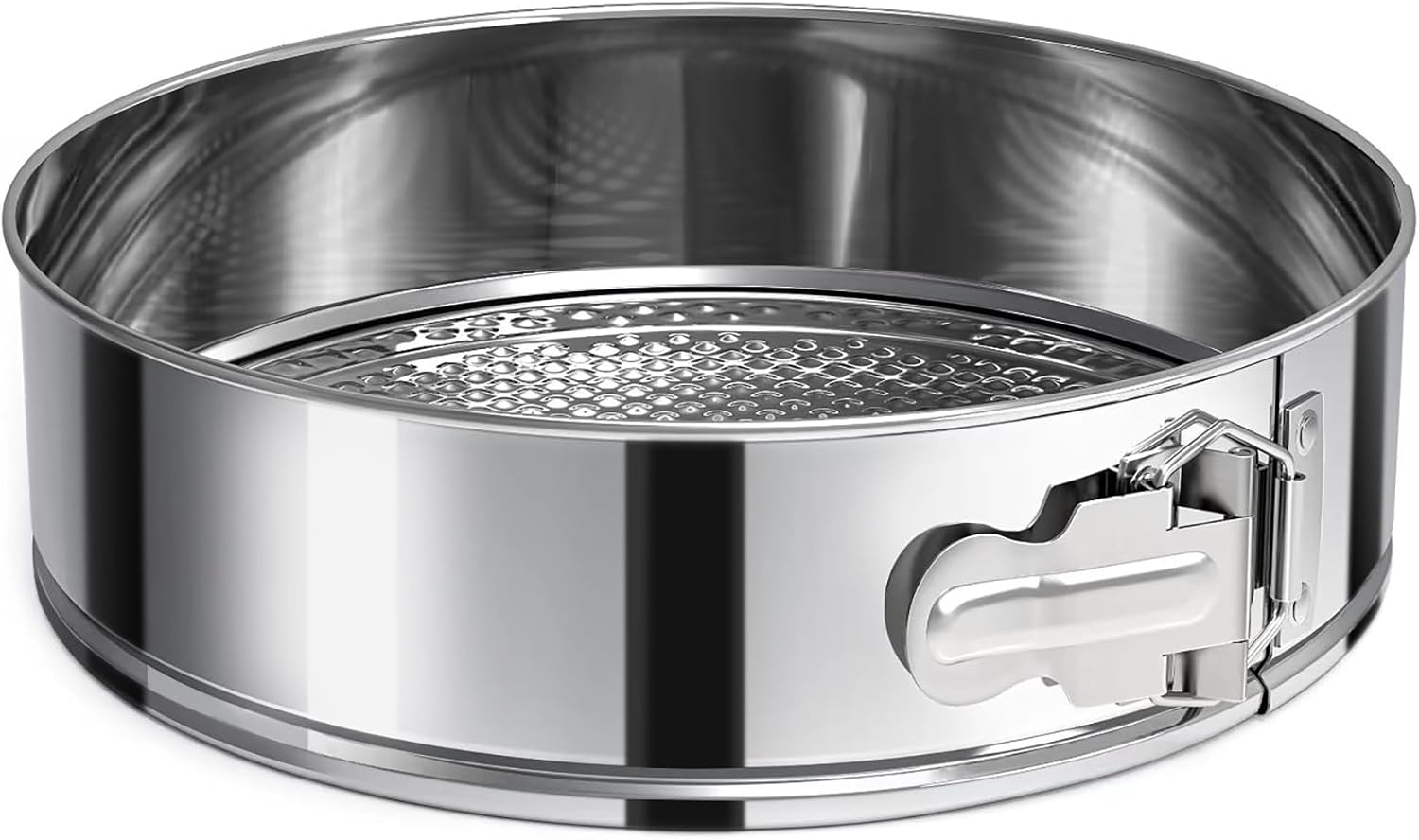 7 Inch Springform Pan 304 Stainless Steel Nonstick Leakproof Springform Cake Pan with Removable Bottom, Round Spring Form Cheesecake Pans