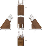 Cangshan L1 Series 10-Piece Knife Block Set, Forged German Steel, 1027532