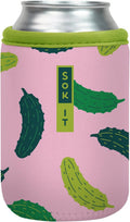 Sok It CanSok Sleeve for Beer & Soda Insulated Neoprene Cover (Pickle Me Pink, 12oz Can Sleeve)