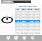 Universal Lid for Pots,Pans And Skillets,HR Huare Technology Tempered Glass with Heat Resistant Silicone Rim,Dishwasher Safe,Fit Cookware 8.5", 9.5”, 10”, Black,1 Pack