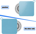 Yinkin 6 Pcs Drain Covers to Keep Bugs Out Silicone Shower Floor Tub Stoppers Bathtub Drain Stoppers Sewer Anti-Odor Mats Deodorizing Plugs for Bathroom(6 x 6 Inch,Square,Blue, Yellow and White)