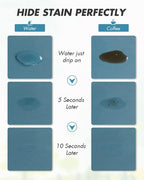 AMOAMI-Coffee Mat Hide Stain Rubber Backed Absorbent Dish Drying Mat for Kitchen Counter-Coffee Bar Accessories Fit Under Maker Machine Pot Espresso Machine Dish Rack Blue