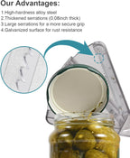 Jar Opener for Weak Hands, Multifunction Jar Opener Gripper, Bottle Openers for Seniors, Kitchen Gadgets, Non-Slip Jar Openers for Seniors, Arthritis, Lid Opener, Christmas Gifts for Elderly/Women/Men