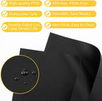 for Ninja Air Fryer Oven Liners, 4 Pack Non-stick Baking Mat, Oven Liners for Bottom of Oven Compatible with Ninja Foodi SP101 SP201 SP301 Fry Toaster Microwave Bottom of Gas & Electric