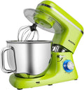 Aucma Stand Mixer,7.4QT Food Mixers, Kitchen Electric Mixer with Dough Hook, Wire Whip & Beater (Green, 7.4QT)