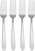Oneida Mooncrest Dinner Forks, Set of 4 B336004A, Silver, Set of 4, Dinner Forks