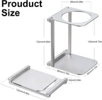 Pour over Dripper Stand,Portable & Foldable Espresso Machine Stand,Office coffee stand with base,Suitable for office,home,camping