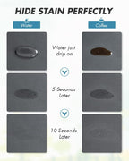 AMOAMI Coffee Mat - Hide Stain Rubber Backed Absorbent Dish Drying Mat for Kitchen Counter - Fits Under Coffee Maker or Machine