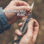 Gerber Gear Prybrid X EDC Multitool Pocket Utility Knife - Razor Knife with Retractable Hobby Blade and Pry Bar - Green